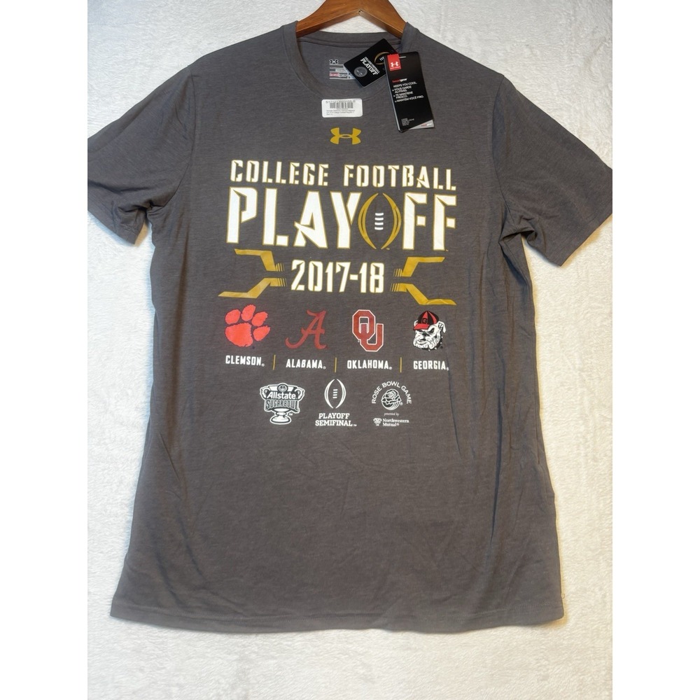 NWT College Football Playoff Shirt S 2017 Alabama Clemson‎ Georgia Sooners NCAA